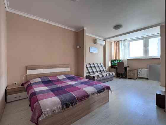 Аболмасова 6 |метро Лівобережна | студія 53м2 с видом на Дніпро Київ