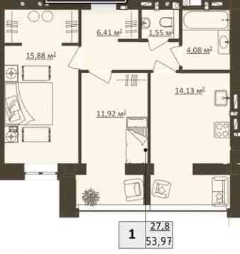 Продам 2 кімнатну квартиру на Сахарова Одеса