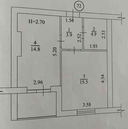 Продам 1 комнатную квартиру ЖК Сказка, Холодная Гора, 41м2 VW Харків