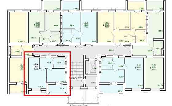 Реально!19500$!Отопление!ЖК Сказка, Продам 1 ком квартиру пл 40.11м2!A Харків