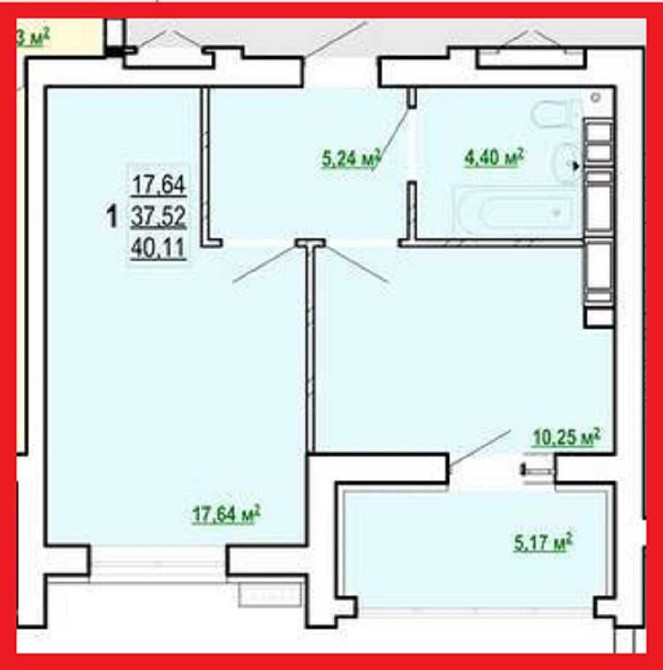 ХОРОШАЯ ЦЕНА ДОМ С ОТОПЛЕНИЕМ ЖК Сказка Продам 1 комн квартиру 40м2 AB Харків - зображення 1