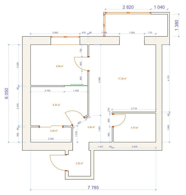 Продажа 3к ЖК Счастливый (щасливий) 55м2 подстанция/тополь Дніпро - зображення 8