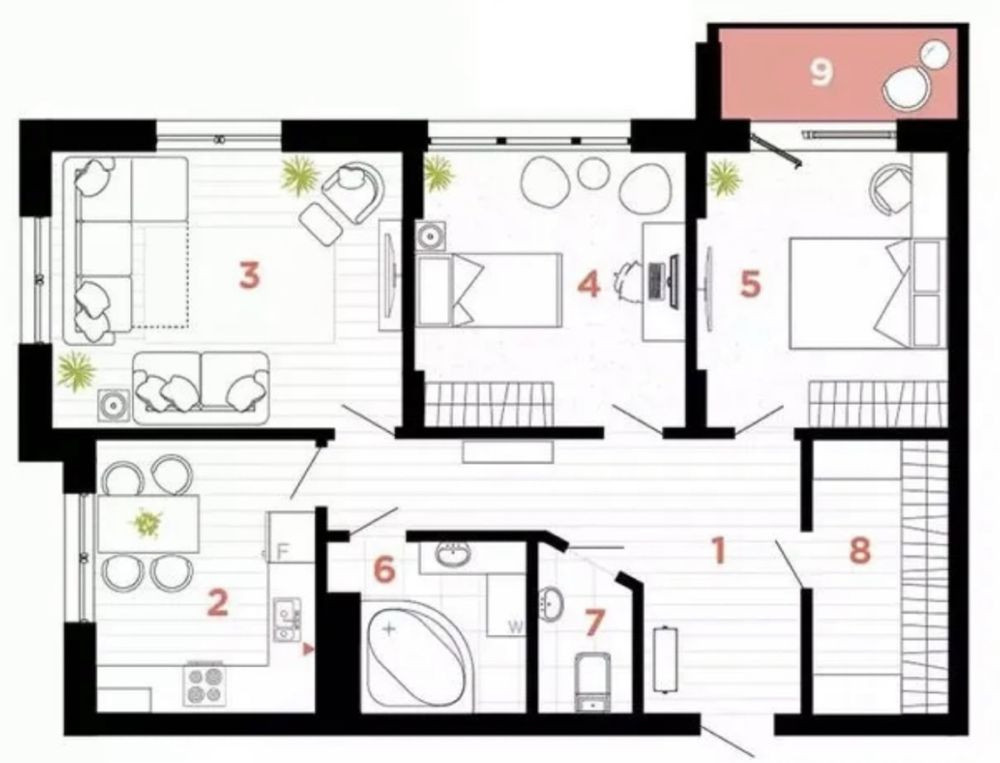 Продаж 3 кімнатна квартира ЖК Фемелі Плаза Центр Міста Благо Ивано-Франковск - изображение 3