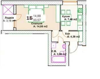 Центр міста! Продаж ВИДОВОЇ однокімнатної квартири. Ирпень - изображение 8