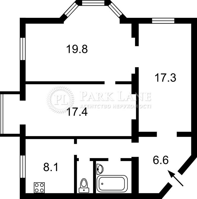 3-к Поділ Кирилівська 31 Сталінка Киев - изображение 1
