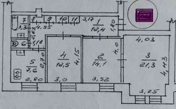 СТАЛИНКА С ЛИФТОМ! Ж/Б! Дом со Шпилем! Площ Конституции 2/2! 3к 76 м2 Харків