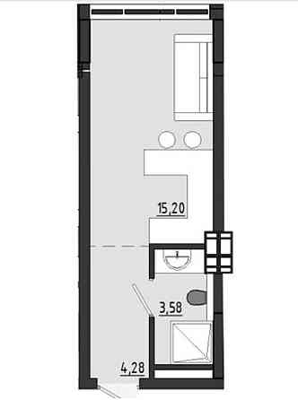 Однокомнатная квартира вблизи Ривьеры! Одеса