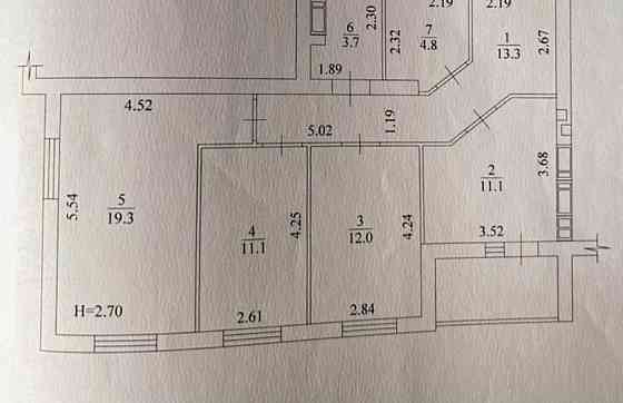 Продам Большую 3 комнатную квартиру ЖК Победы 2, 77м2, VW Харків
