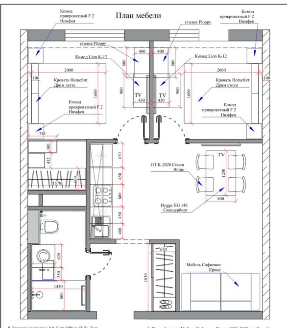 Двухкомнатная квартира в 58 Жемчужине Лиманка - зображення 8