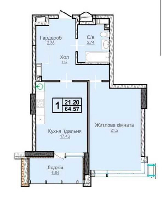 Продаж 1К 2К квартири ЖК Новопечерські Липки Драгомирова Верхогляда Киев - изображение 1