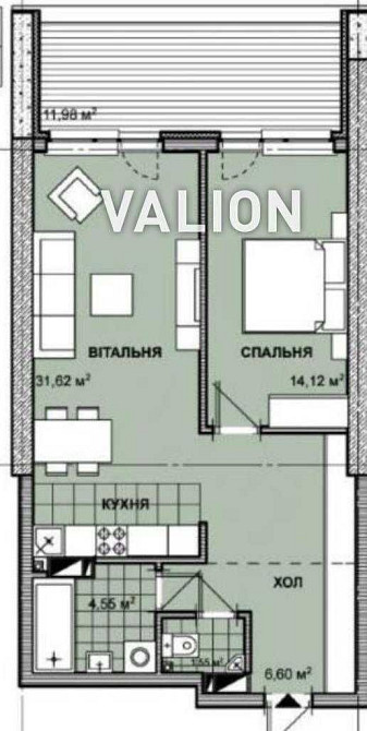 ЄОселя.Продаж 2к пр-т Берестейський(Перемоги), 55а Солом'янський р-н Киев - изображение 3