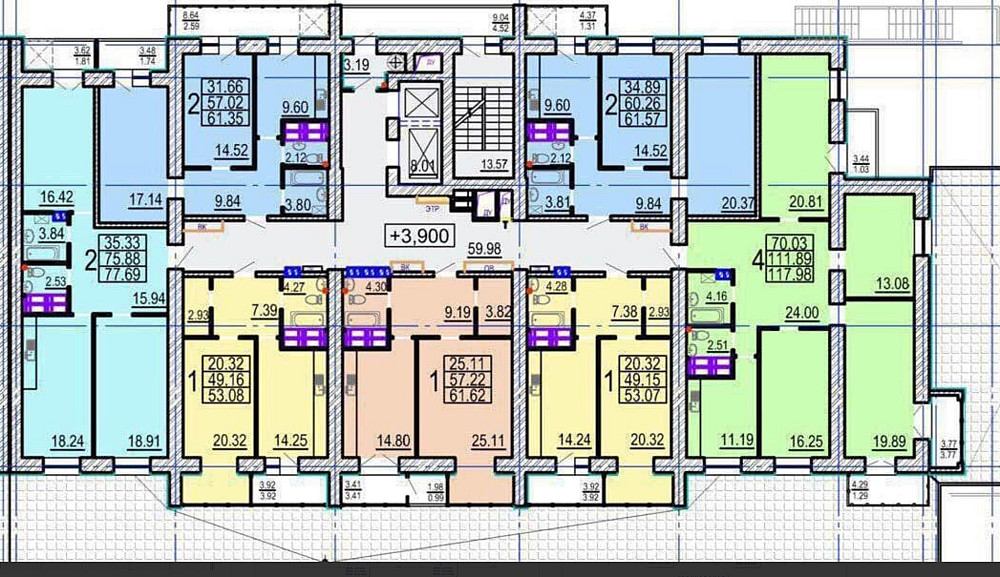 Продам 2 комнатную квартиру ЖК ОВИС 77м2, VW Харків - зображення 2