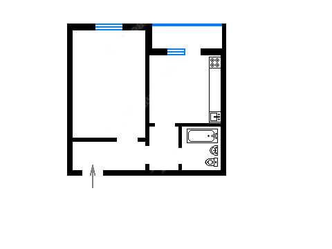 Троєщина, Без комісії,О.Екстер 9А,  Довгостроково 1-к квартира Киев - изображение 2