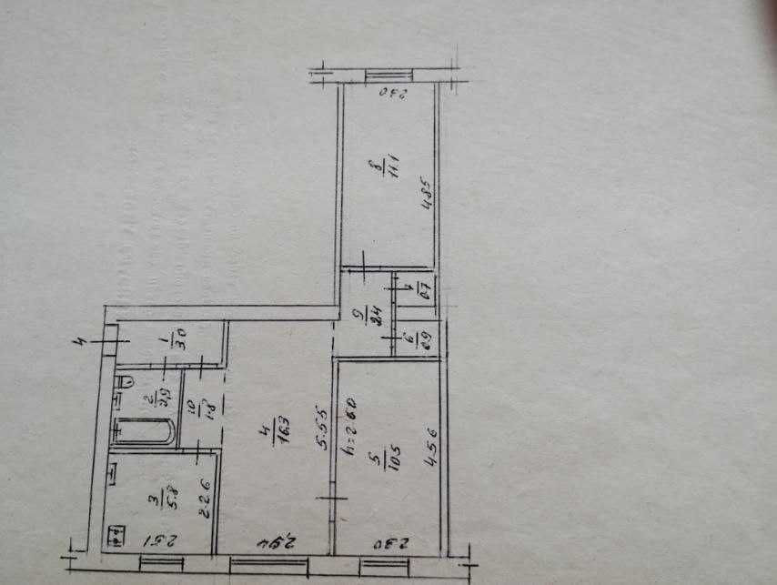 3-кімн. кв., р-н Зеленої Черкаси - зображення 3