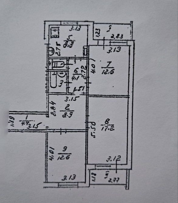 Центр 3-кімнатна квартира р-н ЦУМ Ya Чернигов - изображение 7