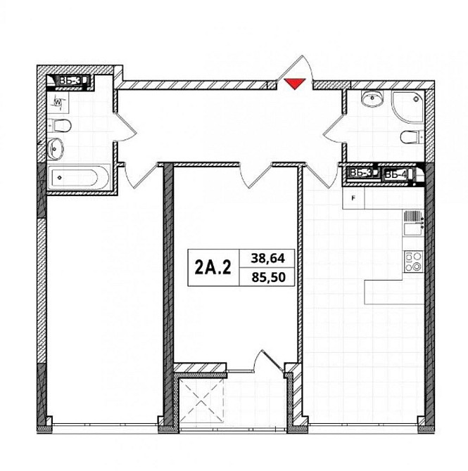 Продажа 2к квартиры 85м2 с РЕМОНТОМ ЖК City HUB, Кудряшова, Вокзальная Киев - изображение 4