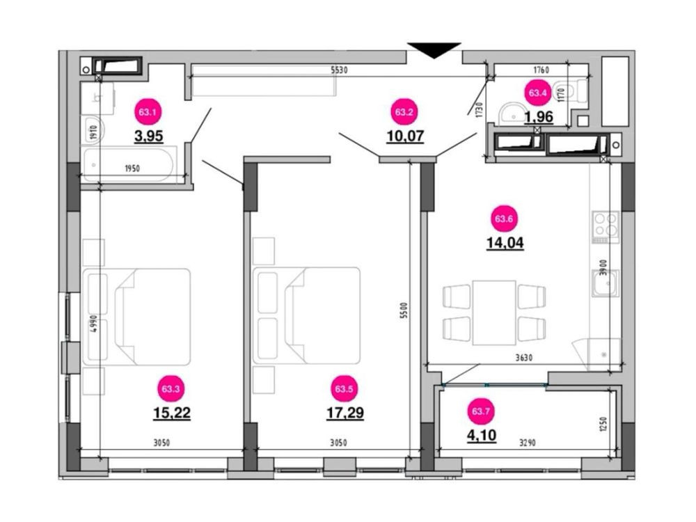 Продаж 2-кім. квартири з виглядом на Високий Замок. ЖК Вежа Львов - изображение 1