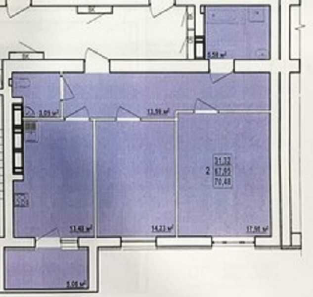 Продам 2 комнатную квартиру 70м2 в новострое ЖК Левада-2 GT Харків - зображення 2