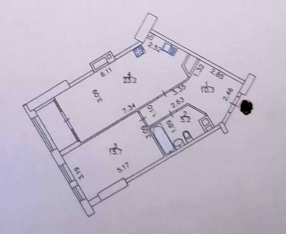 Велика 1к квартира 58м2 Центр ЖК Манхеттен Сіті Політехнічна Вокзальна Киев - изображение 2