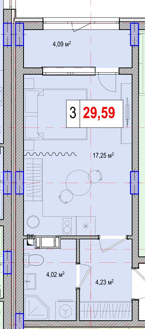 Студія з балконом Жуляни 2026 Киев - изображение 1