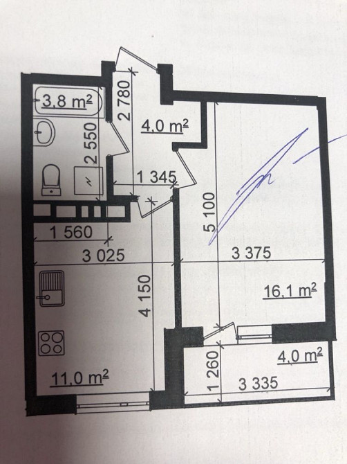 Продам 1 ком квартиру ЖК Пролисок метро Дворец Спорта 3 минуты Харків - зображення 5
