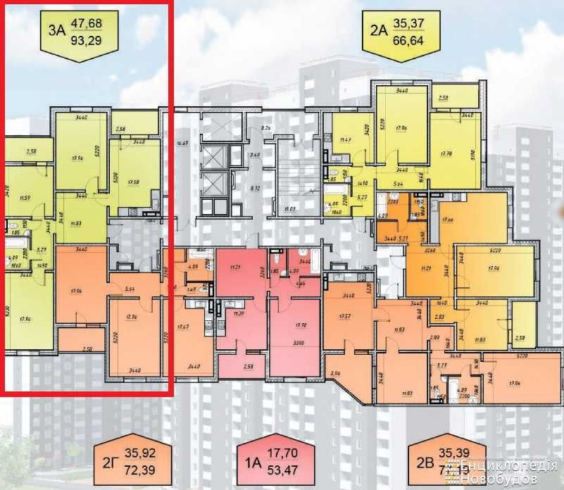 3к квартира ЖК Деснянський вул Електротехнічна, 43 Киев - изображение 1