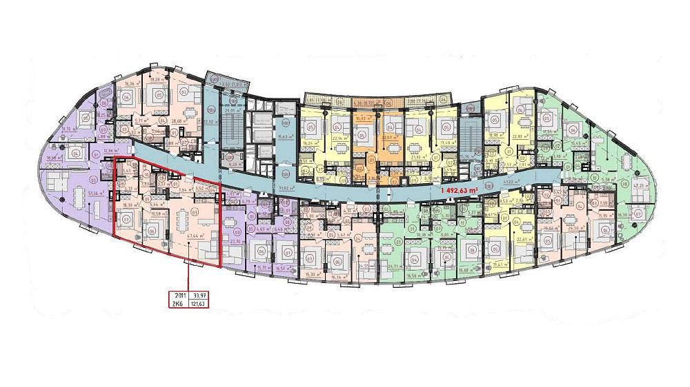 2-х кімнатна квартира в ЖК Delrey (Делрей) Киев - изображение 5