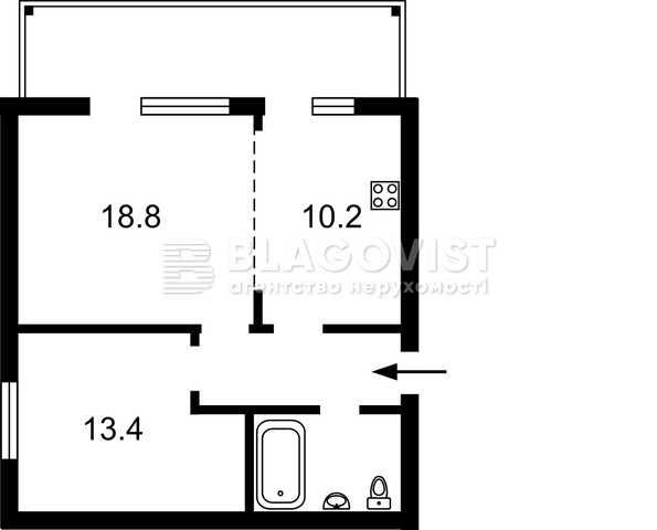 Продаж 2к Замковецька 88 ЖК Ліпінка Виноградар Retroville Київ - зображення 3
