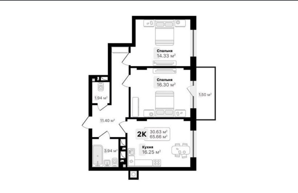 Продам 2 кімн.квартиру ЖК Auroom Forest вул.Лісна Винники - изображение 5