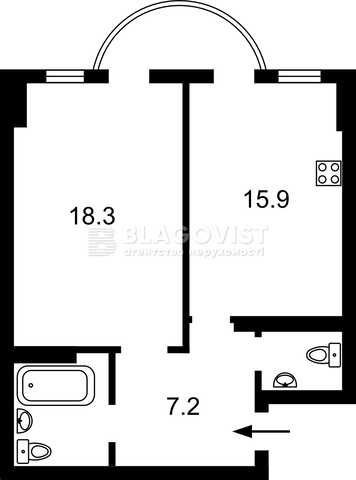 Продаж 1к Ернста Федора 16 ЖК Перлина Кадетського Гаю безготівковий Киев - изображение 6