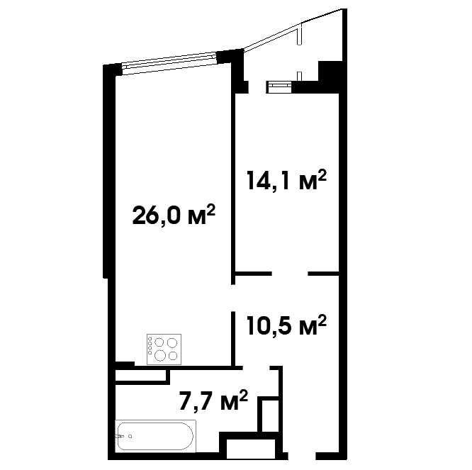 Продаж сучасної квартири (60 м) ЖК Київська Венеція пр-т Соборності 30 Київ - зображення 2