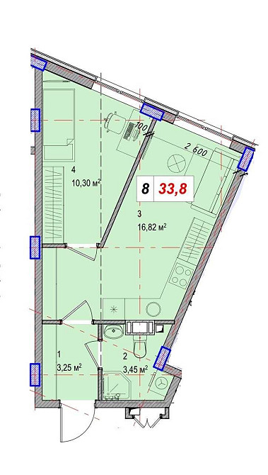 Нова квартира неподалік метро Бориспільська м-н Бортничі, недорого ! Київ - зображення 2