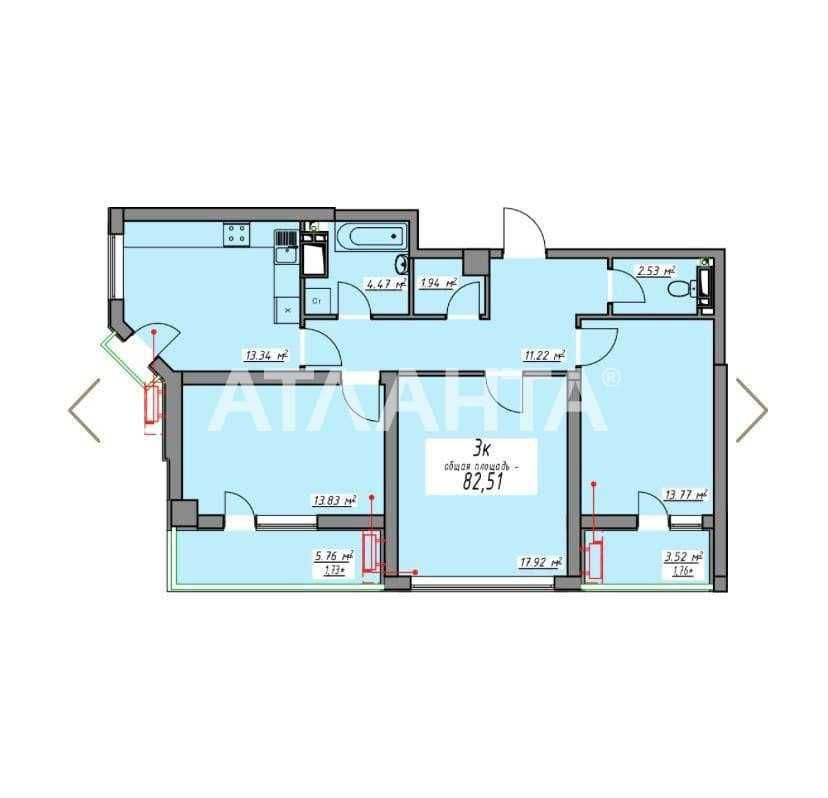 Срочно! 3-ком квартира без ремонта ЖК Элегия Парк Аркадия Приморский Одеса - зображення 3