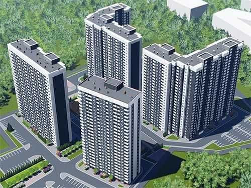 1к квартира 45,05 м ЖК Навігатор - 2, будинок - 4 вул Коноплянська, 22 Киев - изображение 5