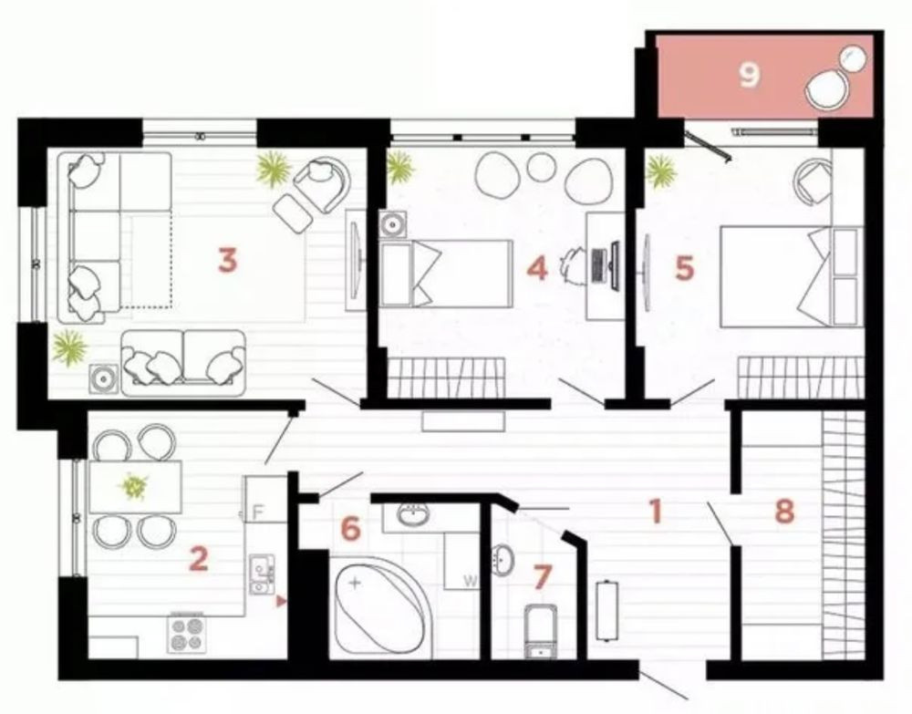 Продаж 3 кім. квартири. Центр. ЖК Фемелі Плаза Ивано-Франковск - изображение 1