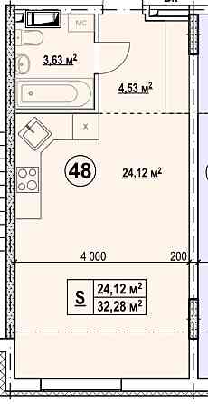 Продаж квартири на мансардному поверсі біля метро! Київ