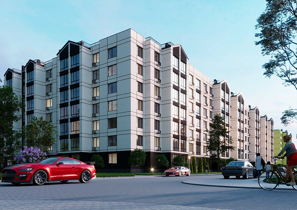 1к квартира 37,14 м² з балконом Європейські Липки Софиевская Борщаговка - изображение 1