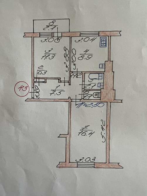 Продам 2 кімнатну квартиру (м. Луцьк, вул. Г. - Артемовського) Рованцы - изображение 2