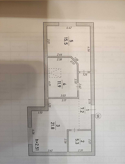 ЗДАН, 2-*кімннатну картиру в р-н Центр, Бандери-Височана Ивано-Франковск - изображение 2