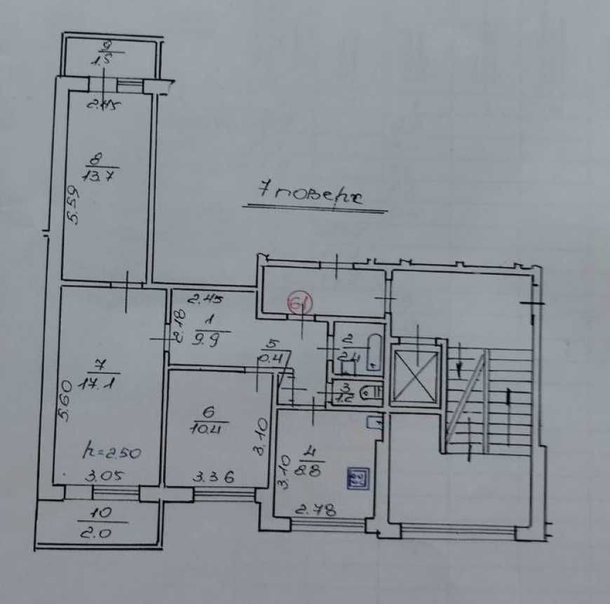 Продаж 3 кім кв на вул. Пасічна 90 Львів - зображення 2