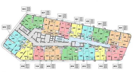 Видова 1-кімн. квартира ЖК Грейт Осокорки, Дніпровська Набережна Киев