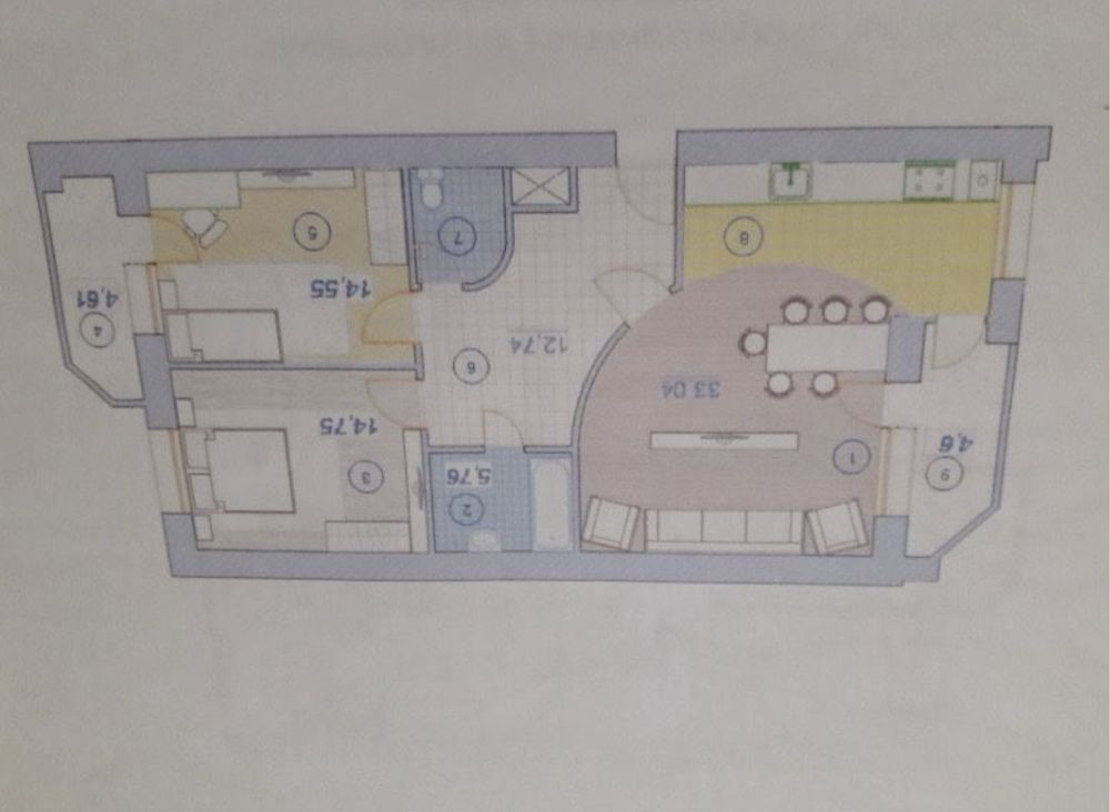 Терміновий Продаж 3 кімнатна квартира Івано-Франківськ Частково ремонт Ивано-Франковск - изображение 5