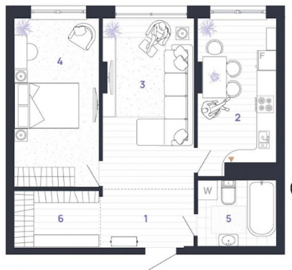 ДВОкімнатна квартира в комплексі закритого типу Ивано-Франковск - изображение 1