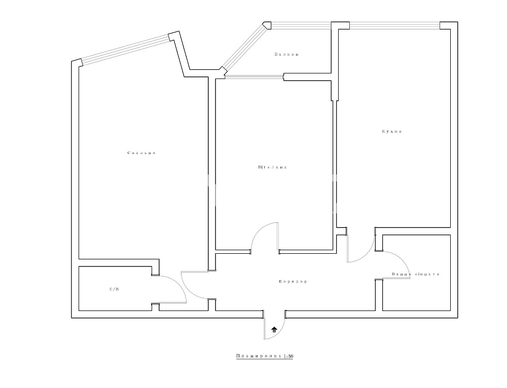 2-ком квартира без ремонта ЖК Прохоровский Квартал рядом центр Одессы Одеса - зображення 8