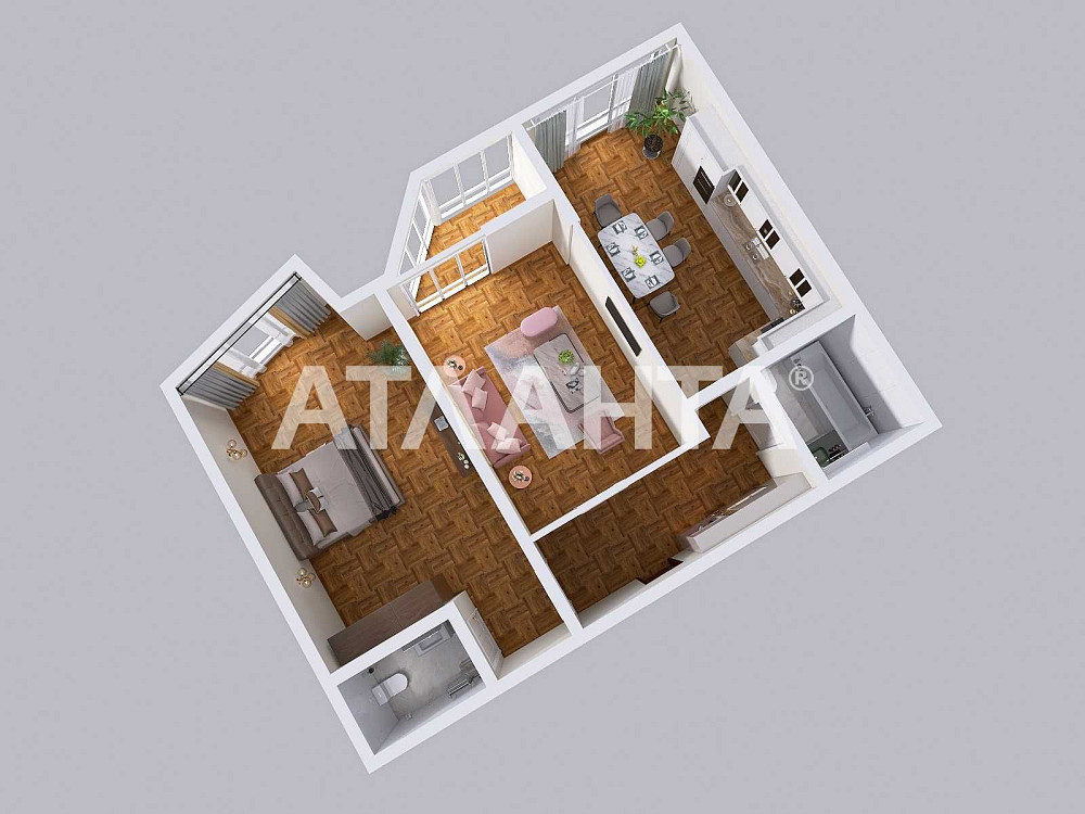 2-ком квартира без ремонта ЖК Прохоровский Квартал рядом центр Одессы Одеса - зображення 3