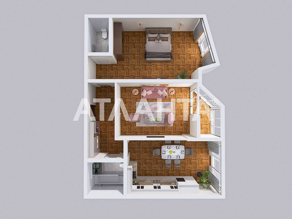 2-ком квартира без ремонта ЖК Прохоровский Квартал рядом центр Одессы Одеса - зображення 5