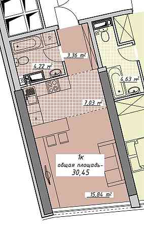 Продам студию в Аркадии, ЖК Атмосфера. Дом сдан. Одеса
