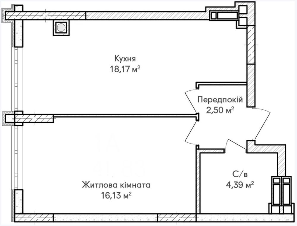 1к квартира з великою кухнею!Максимальне наповнення!Державні програми! Ірпінь - зображення 8