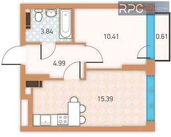 Продаж 1-к квартири в ЖК Twin House, 35 м², Деснянський, вул. Крайня Киев