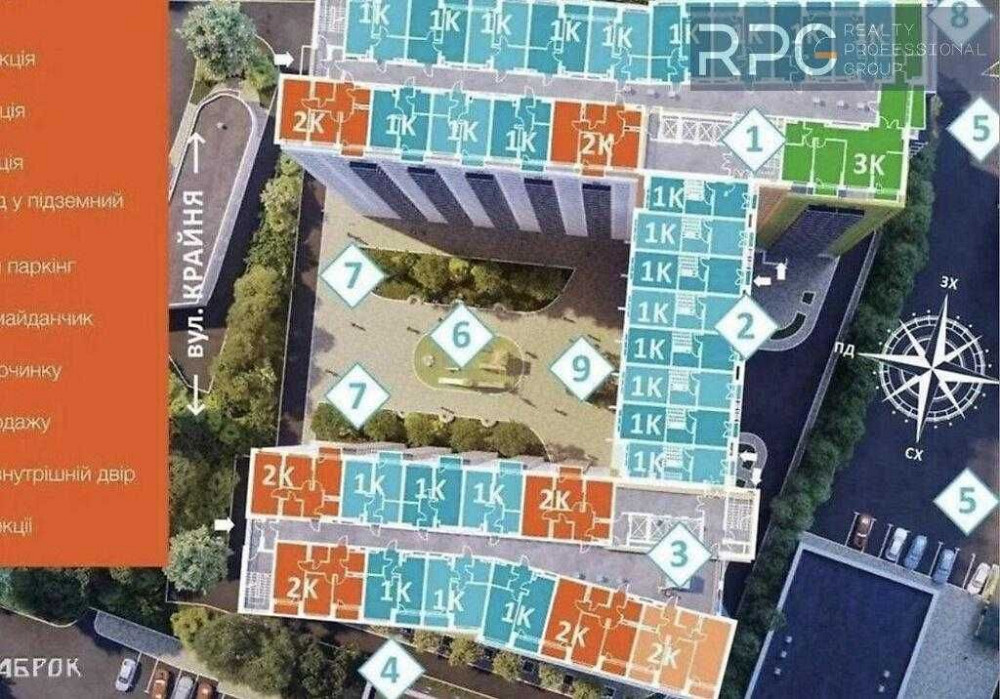 Продаж 1-к квартири в ЖК Twin House, 35 м², Деснянський, вул. Крайня Киев - изображение 4